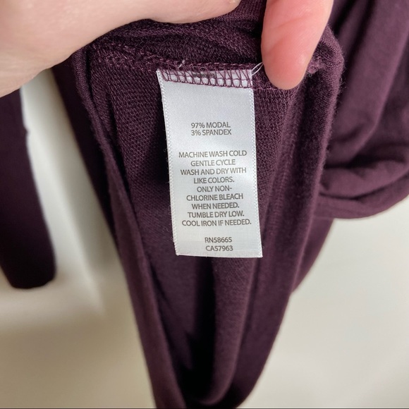 Athleta Maroon Crossover Keyhole Sweater Dress - Picture 5 of 6